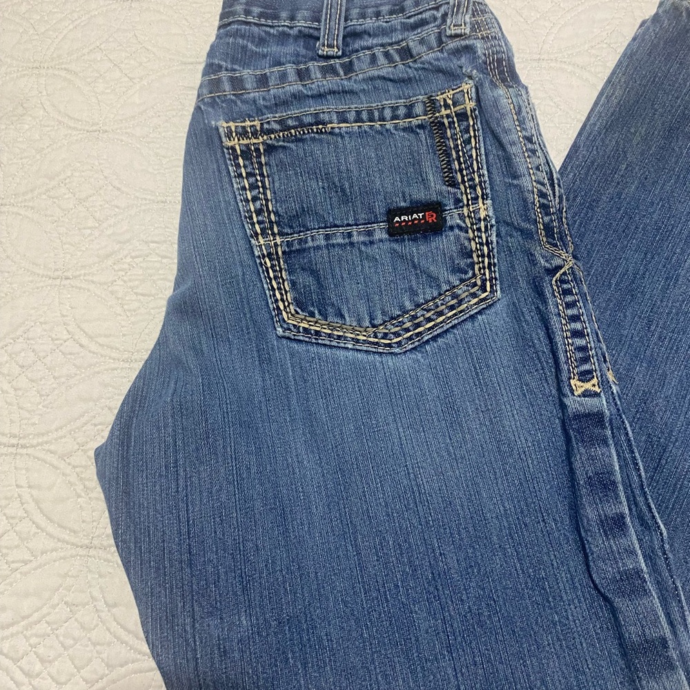 Ariat Men's Boot Cut Jeans in Classic Blue